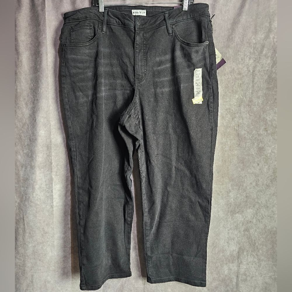 Women's High Rise Slim Straight Jeans Size 16W‎